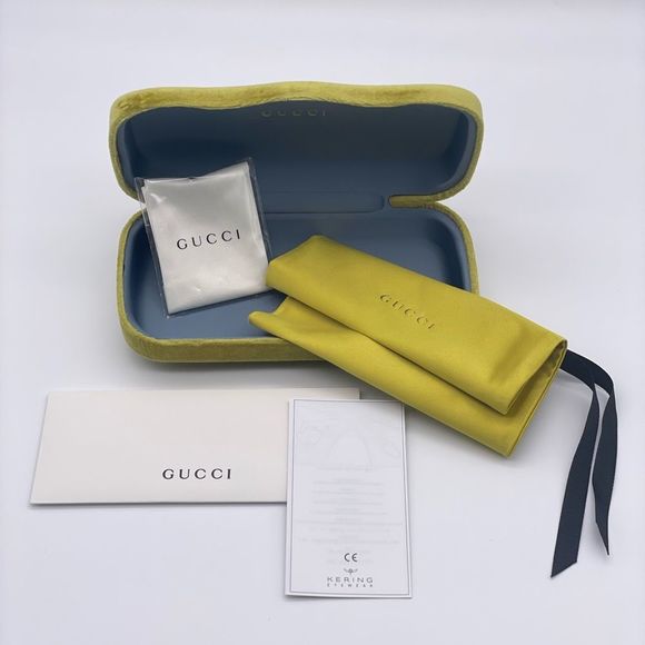 BRAND NEW GUCCI GG0811S 001 Black/Grey Unisex Sunglasses - Picture 11 of 14